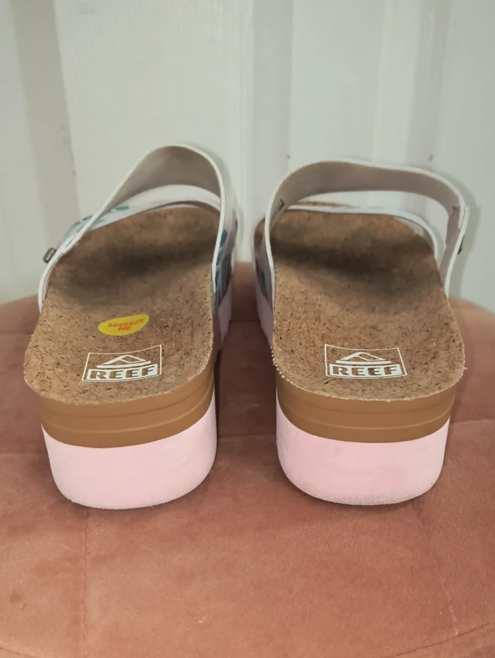 Reef Cushion Vista Hi Sandals Size 8